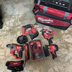 Milwaukee Power Tools And bag