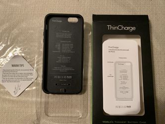 iPhone 5 & 5s thin charge battery case blk
