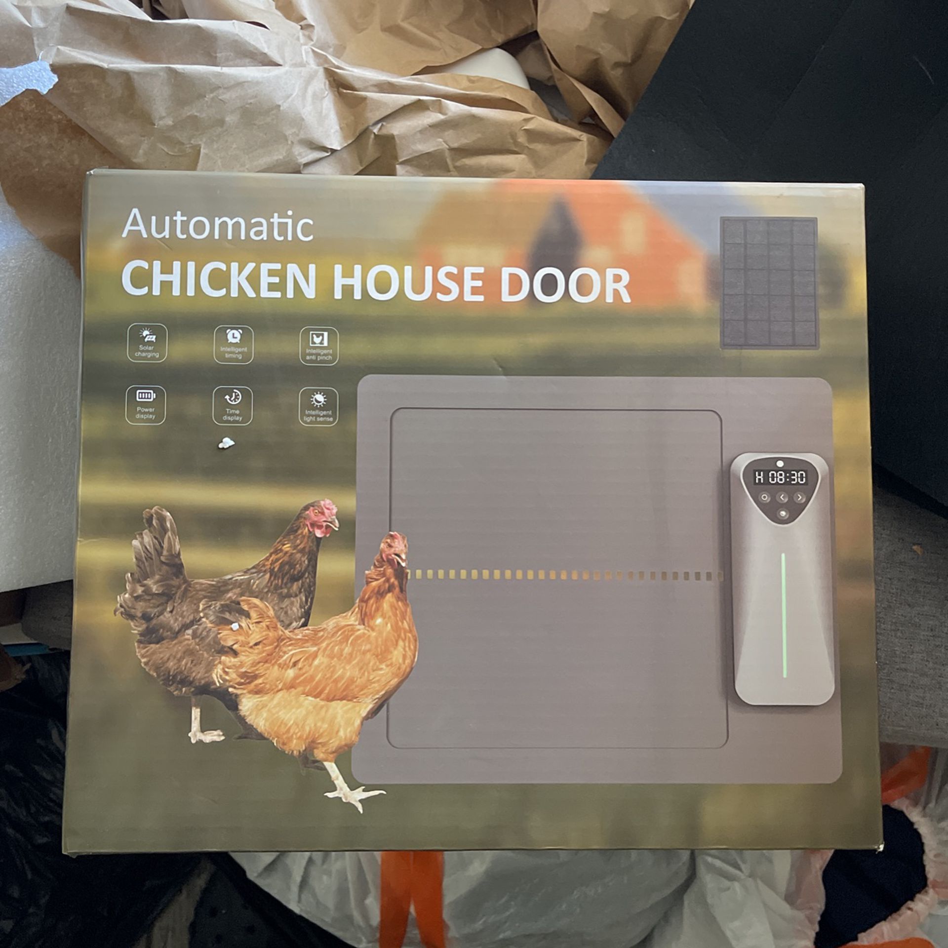 Solar Automatic Chicken House Door
