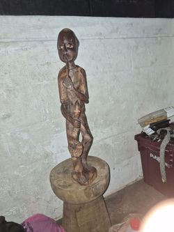an Afro-Caribbean or African tribal figure