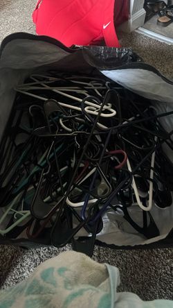 Different colored hangers