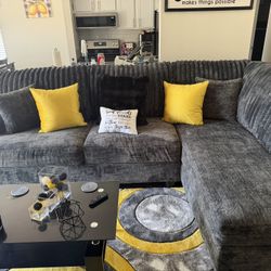 Dark Gray Sectional 
