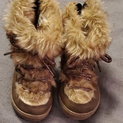 Kids Size 7 Fur Boots