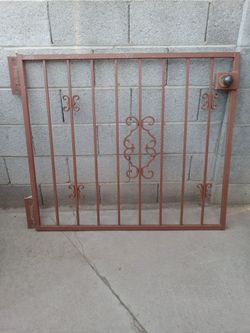 Wrought iron gate