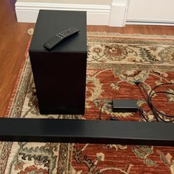 Sound Bar, And Bluetooth Woofer