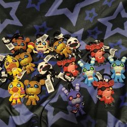 Five Nights At Freddys 3D keychains