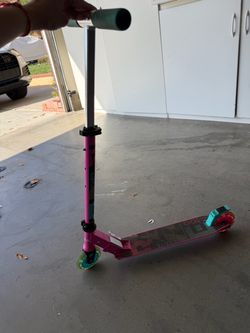 Kids Kick Scooter Pink and Teal