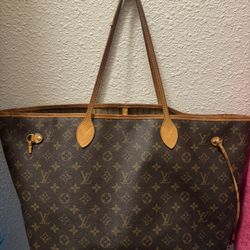 Authentic LV neverfull GM tote