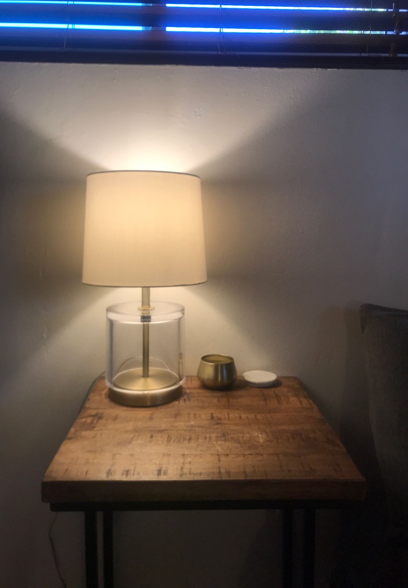 Gold Desk Lamp/ Night Stand Lamp