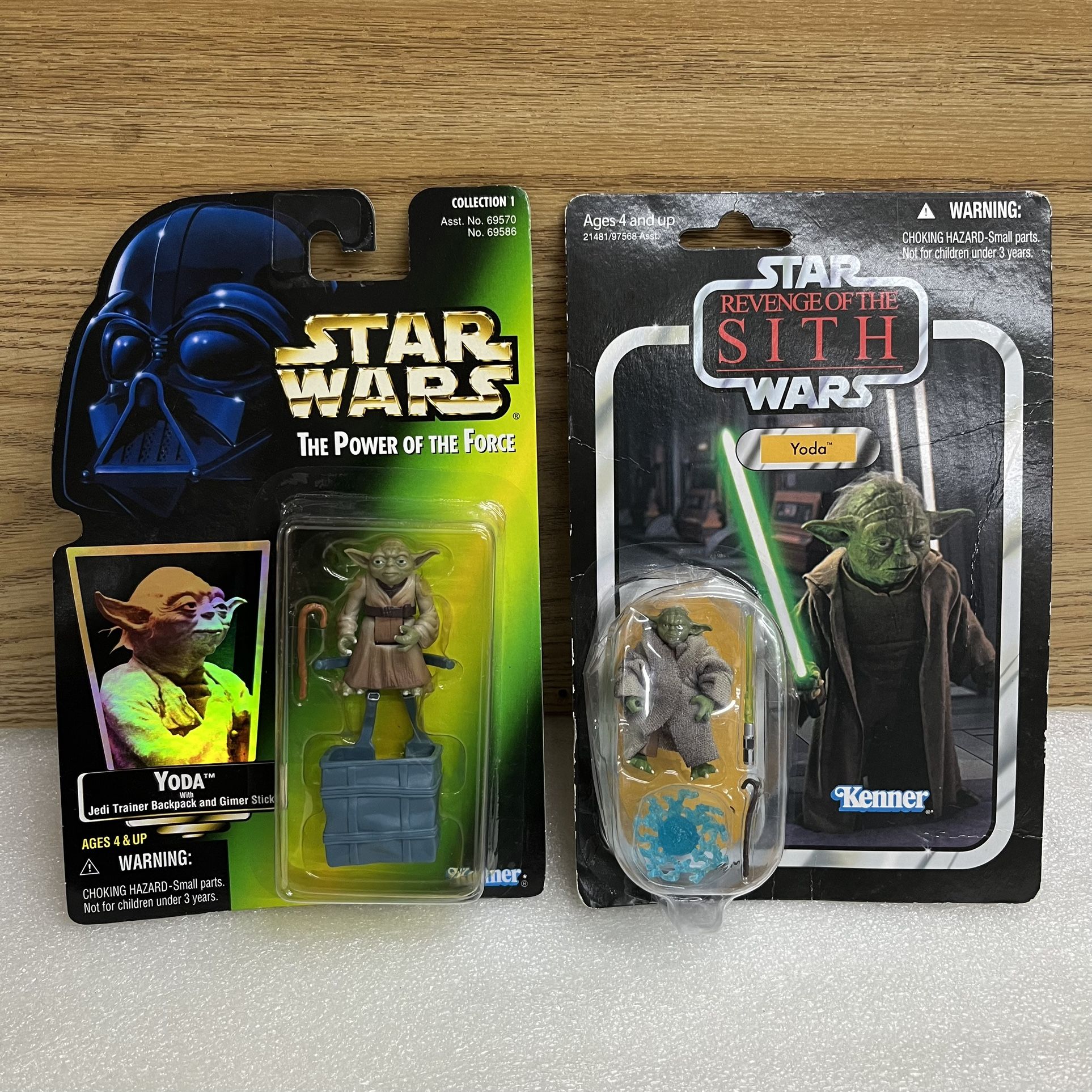 Lot of 2 Star Wars Vintage Collection Revenge Of The Sith Yoda VC20 2010