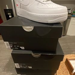 White Air Force Supreme size 9.5, 10, 11. 
