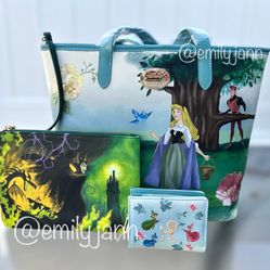Sleeping Beauty Handbag Set