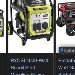 Ryobi Generator 