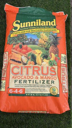 Sunniland Citrus Avocado & Mango Fertilizer 6-4-6 - 5LB