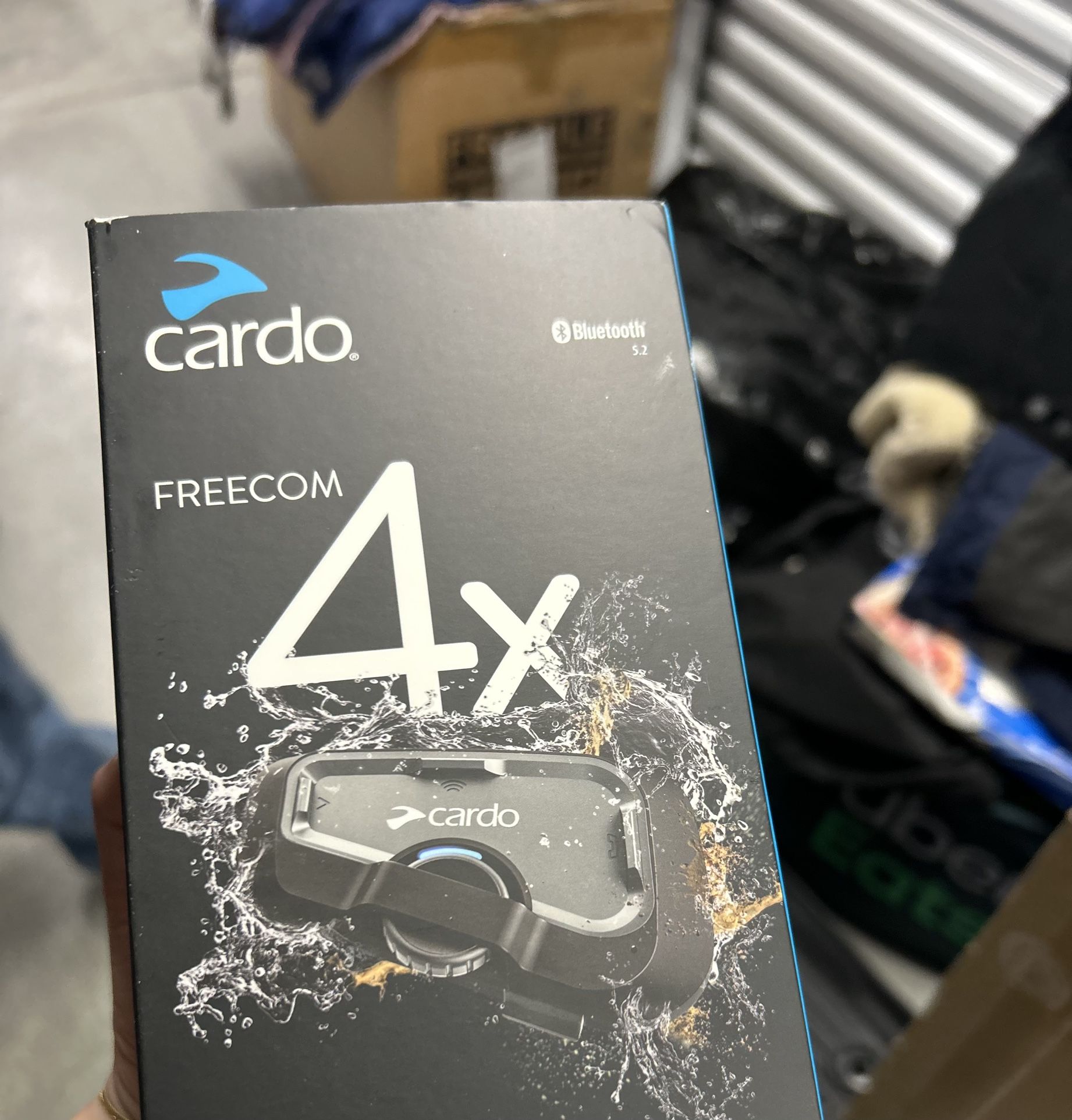 Cardo Freecom 4X Bluetooth Headset Single | https://offerup.com/redirect/?o=U3BlZWRBZGRpY3RzLmNvbQ==
