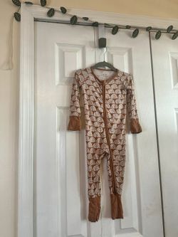 Little Sleepies Rust Rainbows, size 6-12 months