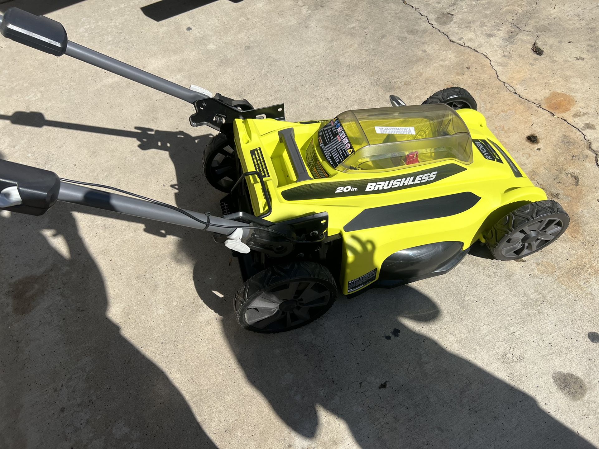 Cordless Battery Ryobi 40 Volt 20 Inch Lawn Mower RYOBI 40V