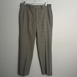 lauren ralph lauren brown plaid trousers - Sz 33 x 32