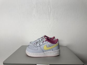 Nike Air Force 1 Grey Citron Fuchsia 7c
