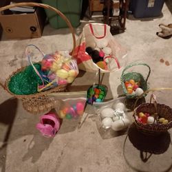 Easter Baskets & Plastic Eggs 
