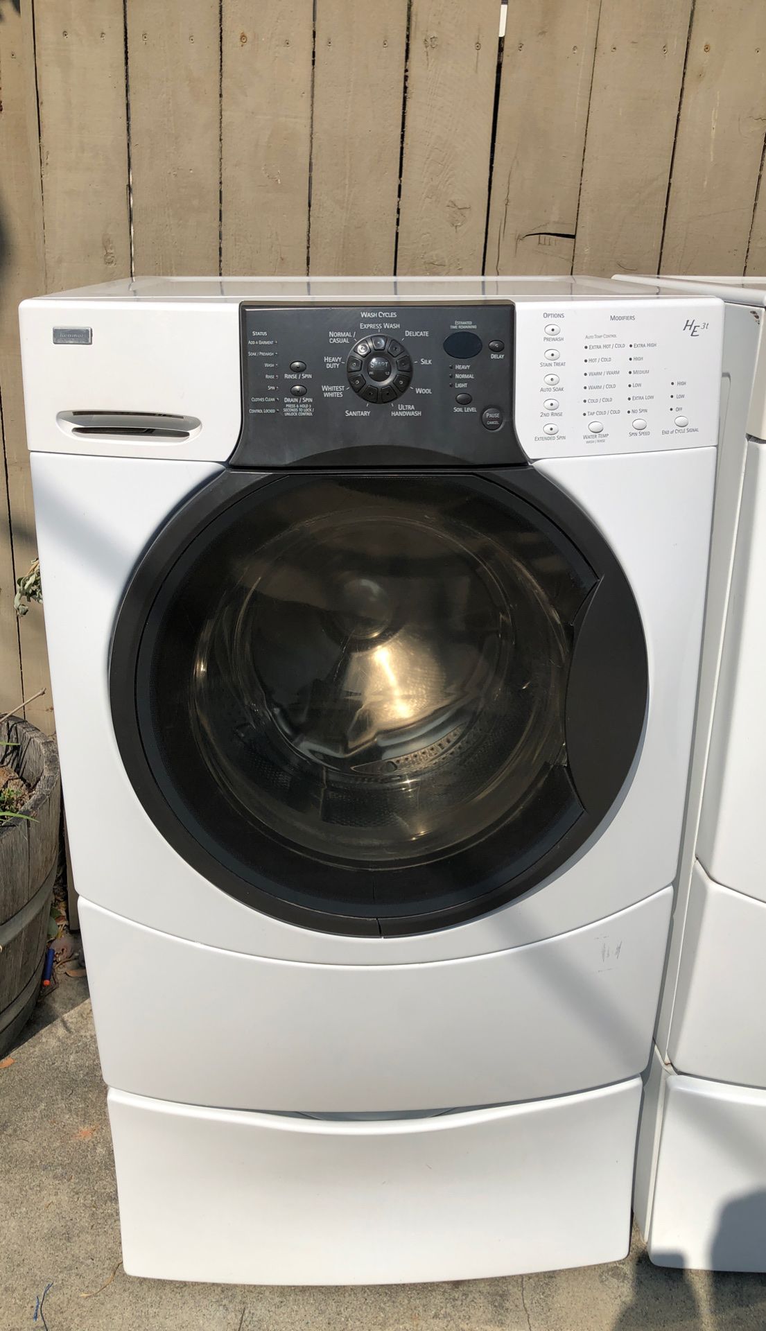 Kenmore Elite HE3t Washer & Gas Dryer w/pedestals for Sale in Pasadena, CA OfferUp
