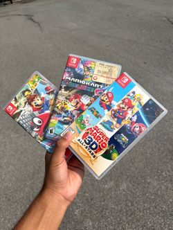 Nintendo Switch Mario Games Bundle (3 Games)