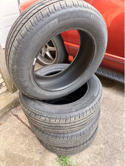 Set Of Four MICHELIN PRIMACY A/S 225/60R18 100H. Brand New