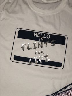 Custom shirt. Jordan 13’s Flints