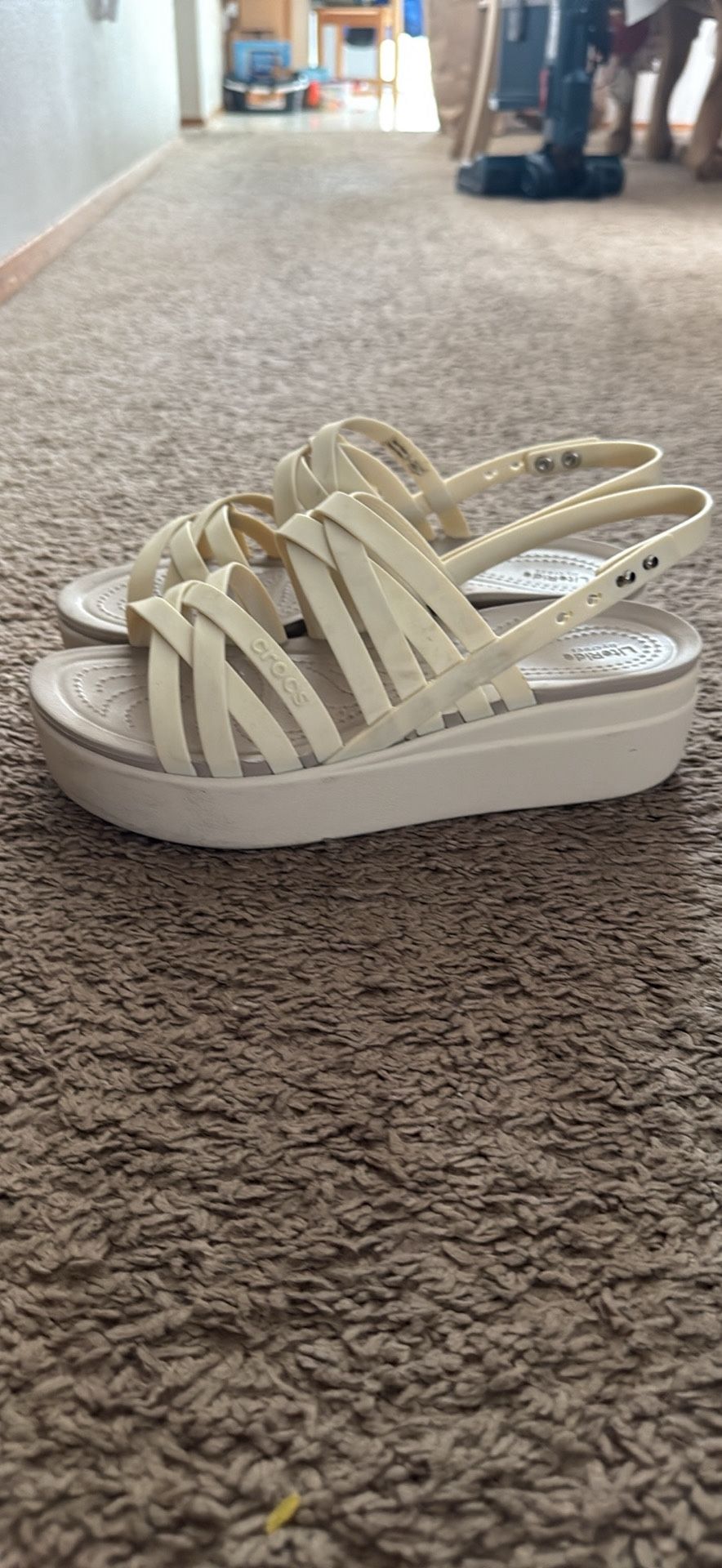 Croc Platform Sandals