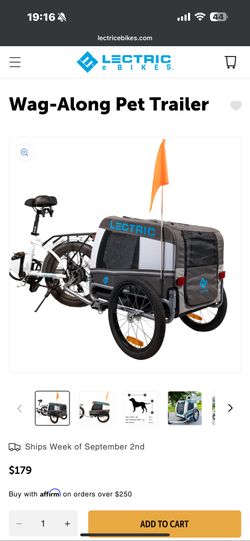 Wag-Along Pet Trailer