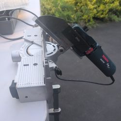 Bosch Finecut Power Handsaw And Miter Table Attachment  1640VSK