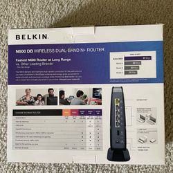 Belkin N600 DB Wireless Dual-Band N+Router