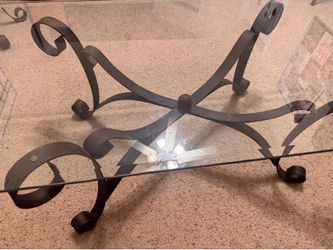 Beautiful glass table