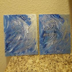 2 8x10 paintings