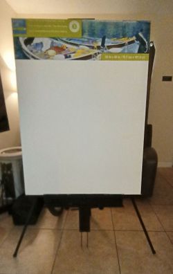 74 in. Easel and 30x40 canvass