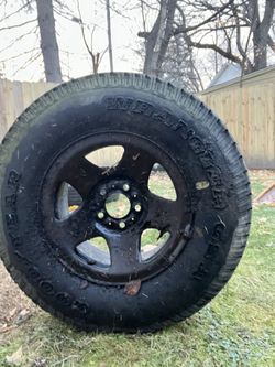 245/70R15 Used Tire On Rim
