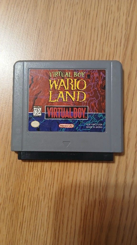 Wario Land Virtual Boy Nintendo Game