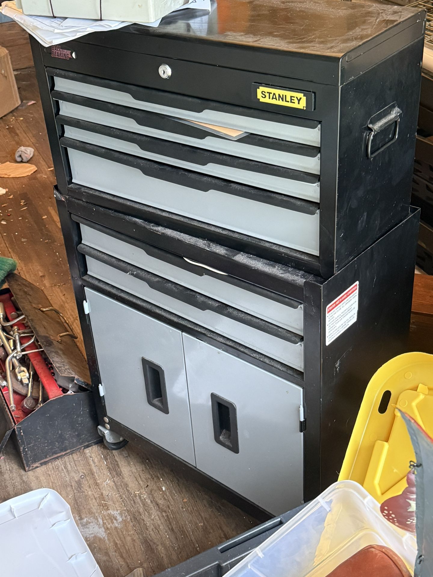 Small Stanley Tool Box On Wheels