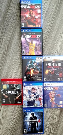 PS5 ,PS4,PS3 games