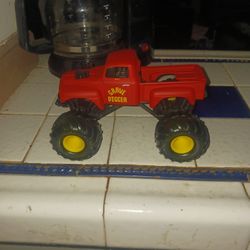 Monster Jam Grave Digger Red Primer Toy 
