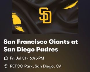 San Diego Padres vs. San Francisco Giants