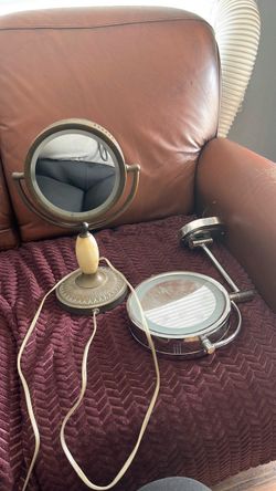 Two makeup mirrors