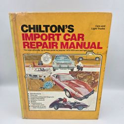 Chilton's 6818 Import Car Repair Manual 1(contact info removed)  Cars &  Light Trucks 5th ed.