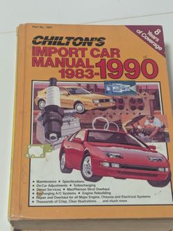 Chilton import car repair manual 1(contact info removed)