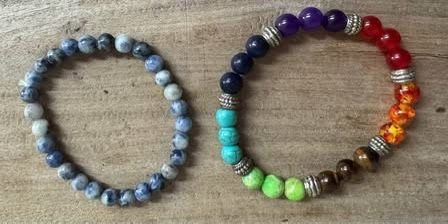 Bracelets with Real Stones $5 for both