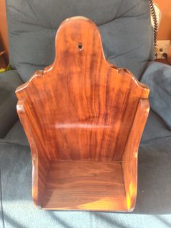 Antique Wooden Key Shelf Small