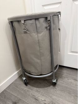 Hamper with wheels