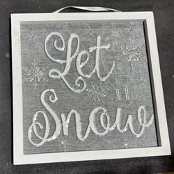Let It Snow - Sign 