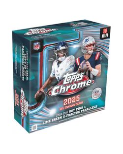 2025 Topps Chrome Football Mega Box
