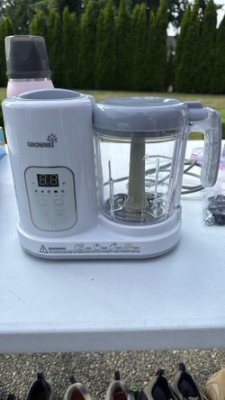 Grownsy baby food steamer and puree blender